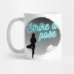 Yoga Pose in the Moonlight Mug